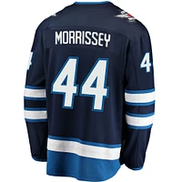 Men's Fanatics Josh Morrissey Navy Winnipeg Jets Breakaway - Jersey