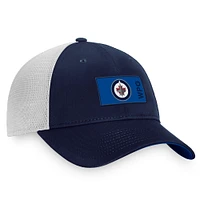 Men's Fanatics Navy Winnipeg Jets 2022 NHL Draft - Authentic Pro Rink Trucker Adjustable Hat