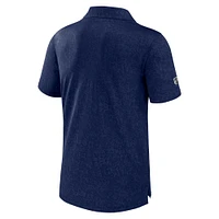 Men's Fanatics Navy Winnipeg Jets Authentic Pro Jacquard Polo