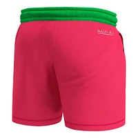 Men's Mitchell & Ness Pink Winnipeg Jets  Party Mix Shorts