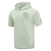 Men's Pro Standard Green Winnipeg Jets Neutral Short Sleeve Pullover Hoodie