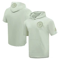 Men's Pro Standard Green Winnipeg Jets Neutral Short Sleeve Pullover Hoodie