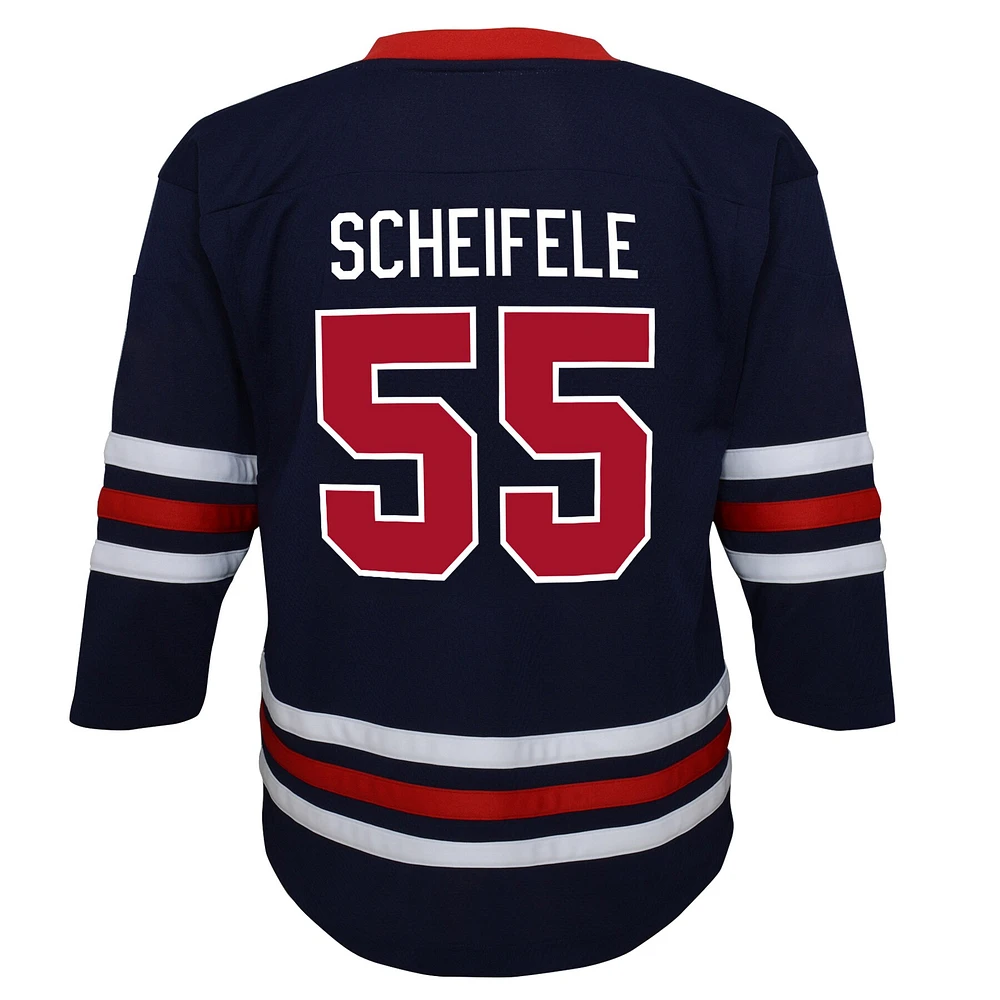 Preschool Mark Scheifele Navy Winnipeg Jets 2021/22 Alternate - Replica Player Jersey