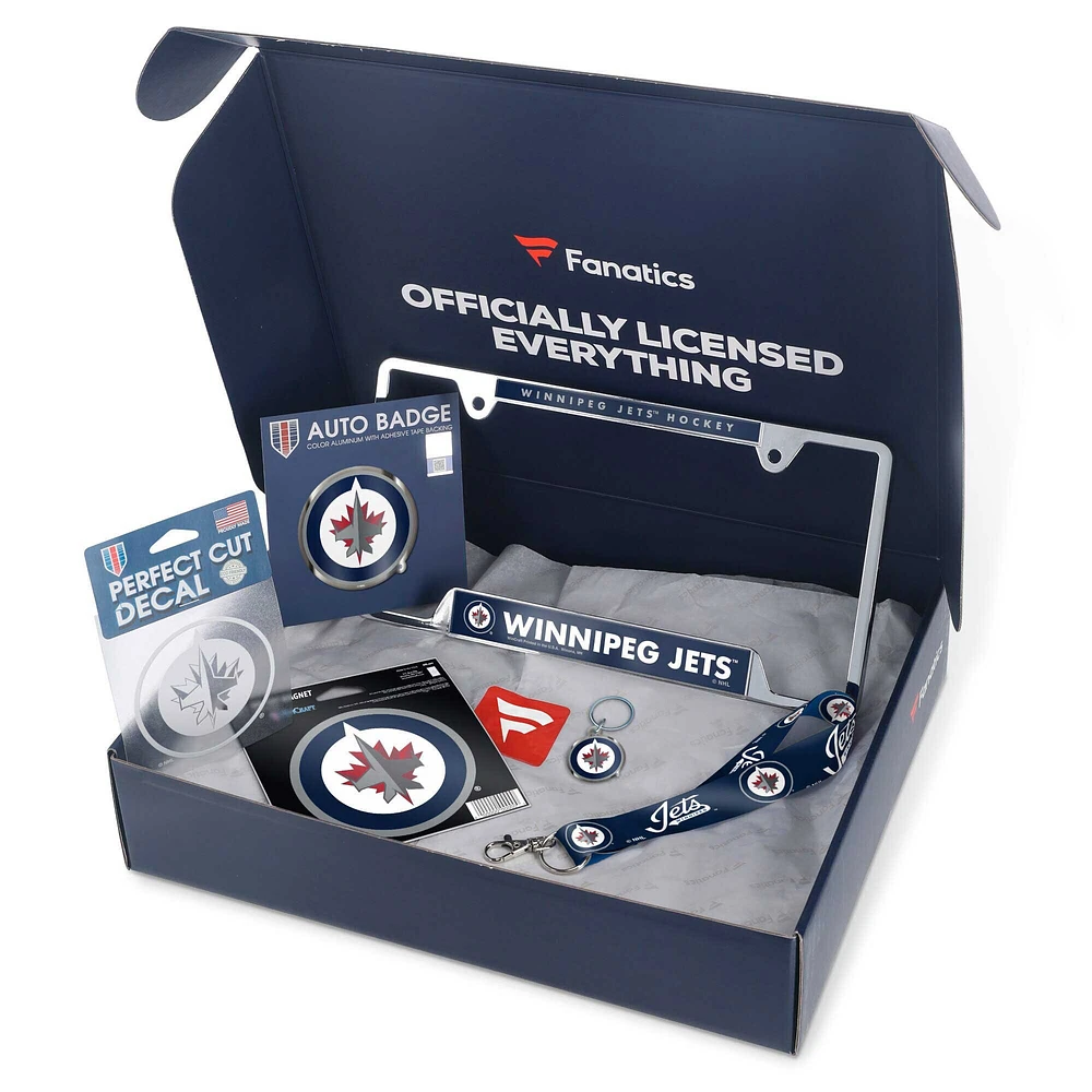 Coffret cadeau automobile WinCraft Winnipeg Jets Fanatics