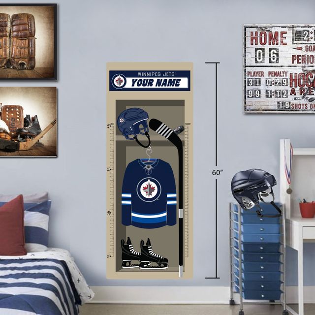 Winnipeg Jets - Tableau de croissance repositionnable personnalisé de 24'' x 60''