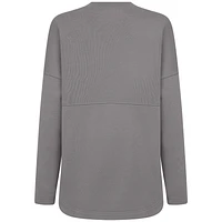 Women's Levelwear  Gray Winnipeg Jets Mother's Day Beaudry Arched Pullover Sweatshirt