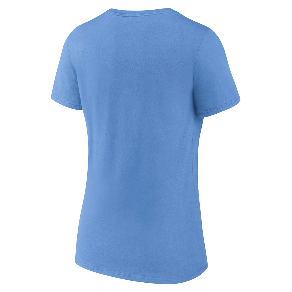 Women's Fanatics Blue Winnipeg Jets Alternate Graphic T-Shirt