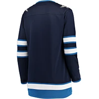 Women's Fanatics Blue Winnipeg Jets Home Breakaway - Blank Jersey
