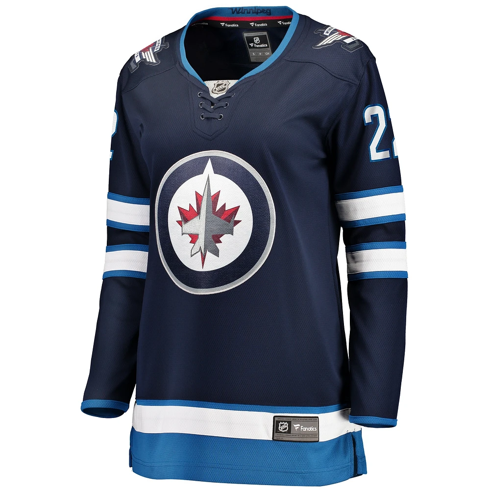 Women's Fanatics Mason Appleton Navy Winnipeg Jets Home Breakaway Jersey