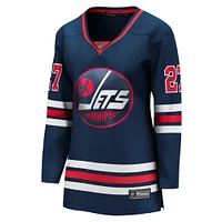 Women's Fanatics Nikolaj Ehlers Navy Winnipeg Jets  Premier Breakaway Player Jersey