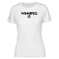 Women's Levelwear  White Winnipeg Jets Maddox City Capsule T-Shirt