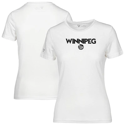 Women's Levelwear  White Winnipeg Jets Maddox City Capsule T-Shirt