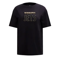 Women's Pro Standard Black Winnipeg Jets Boxy T-Shirt