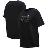 Women's Pro Standard Black Winnipeg Jets Boxy T-Shirt