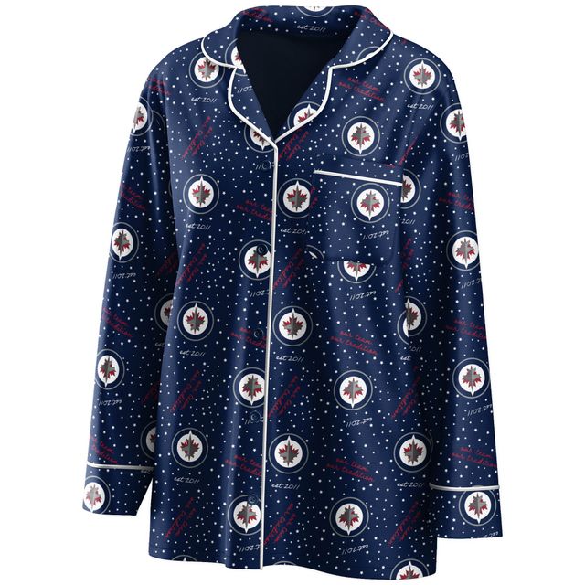V117415 WINJET MARINE FA21 ENSEMBLE PYJAMA FEMME BEDLADSLP