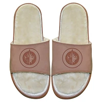 Youth ISlide Winnipeg Jets Nubuck Fur Primary Logo Sandals