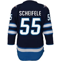 Youth Mark Scheifele Navy Winnipeg Jets Home Replica Player - Jersey