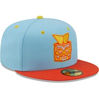 Men's New Era Light Blue/Orange Rayados De Winston-Salem Copa La Diversion 59FIFTY Fitted Hat