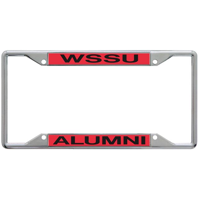 WinCraft Winston-Salem State Rams Alumni Cadre de plaque d'immatriculation en métal imprimé