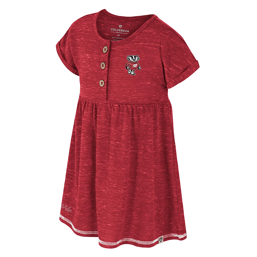 Robe rouge pour tout-petits du Colisée des Wisconsin Badgers Fleet