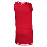Girls Youth Colosseum Red Wisconsin Badgers Cheerleader Top & Skirt Set