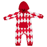Infant Colosseum Red Wisconsin Badgers The Dealio Hoodie Romper