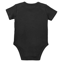 Infant Mitchell & Ness Black/Red Wisconsin Badgers 3-Pack Bodysuit, Bib and Bootie Set