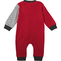 Infant Red Wisconsin Badgers Playbook Two-Tone Sleeper