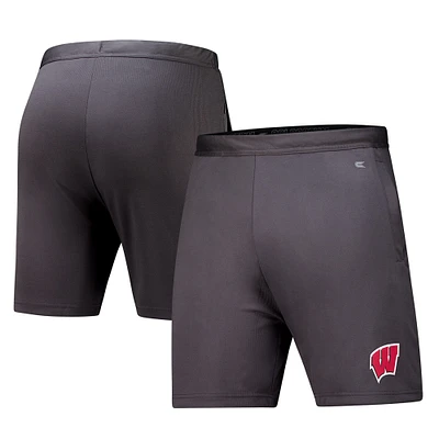 Short Forget pour homme Colosseum Charcoal Wisconsin Badgers