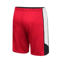 Men's Colosseum Red Wisconsin Badgers Haller Shorts