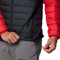 Men's Columbia  Black Wisconsin Badgers Double Blitz Omni-Heat Infinity Insulated Full-Zip Jacket