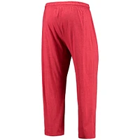 Men's Concepts Sport Red/Heathered Charcoal Wisconsin Badgers Meter Long Sleeve T-Shirt & Pants Sleep Set