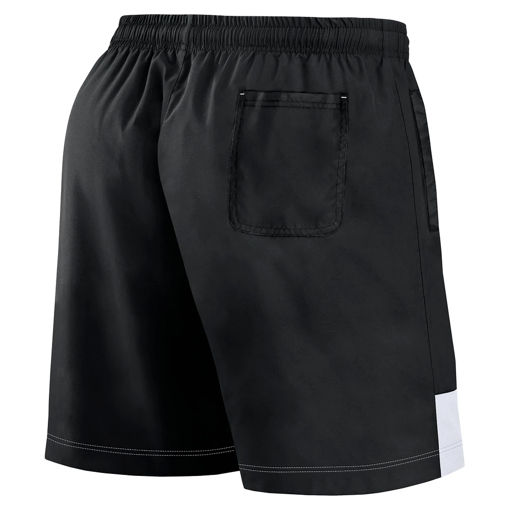 Men's Fanatics Black Wisconsin Badgers Elements Intensity Woven Shorts