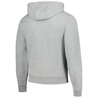 Men's League Collegiate Wear Heather Gray Wisconsin Badgers Stadium Essential Pullover Hoodie