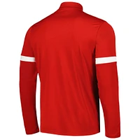 Men's Under Armour Red Wisconsin Badgers 2023 Assist Warm Up Full-Zip Jacket