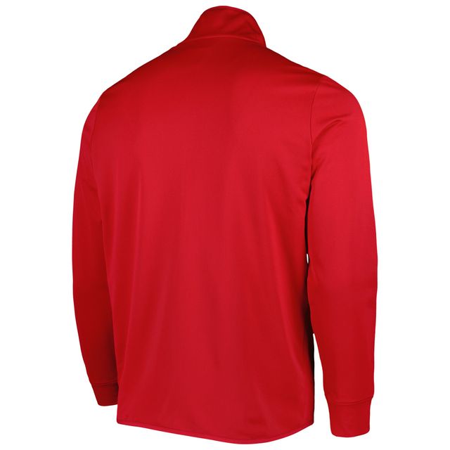 Under Armour Wisconsin Badgers Knit Veste d'échauffement entièrement zippée pour homme Rouge
