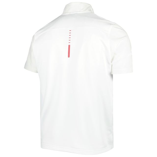 Under Armour Wisconsin Badgers Motivate 2.0 Veste à demi-fermeture éclair pour homme Blanc