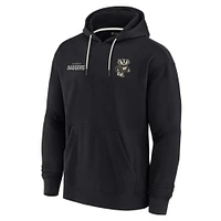 Unisex Fanatics Black Wisconsin Badgers Elements Super Soft Fleece Pullover Hoodie