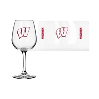Wisconsin Badgers 12oz. Gameday Stemmed Wine Glass
