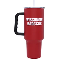 Wisconsin Badgers 40oz. Travel Tumbler with Handle