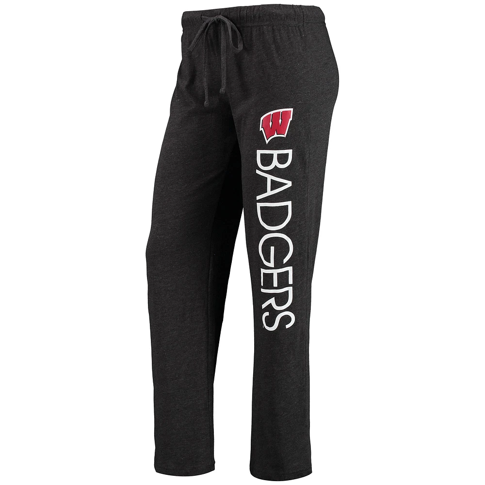 Women's Concepts Sport Black/Red Wisconsin Badgers Tank Top & Pants Sleep Set
