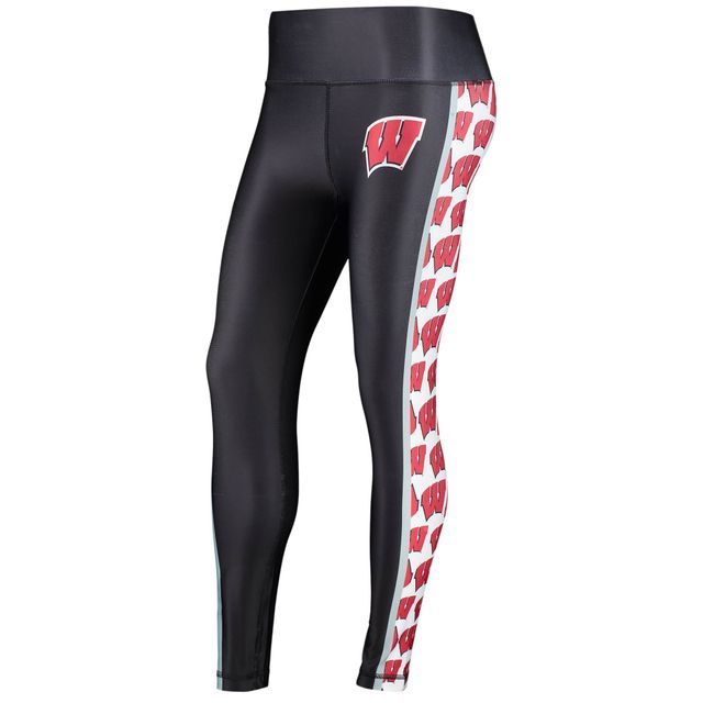 Concepts Sport - Noir Wisconsin Badgers Dormer Legging en tricot pour femme
