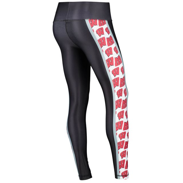 Concepts Sport - Noir Wisconsin Badgers Dormer Legging en tricot pour femme