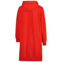 Women's Gameday Couture Red Wisconsin Badgers Take a Knee Raglan Hooded Sweatshirt Dress