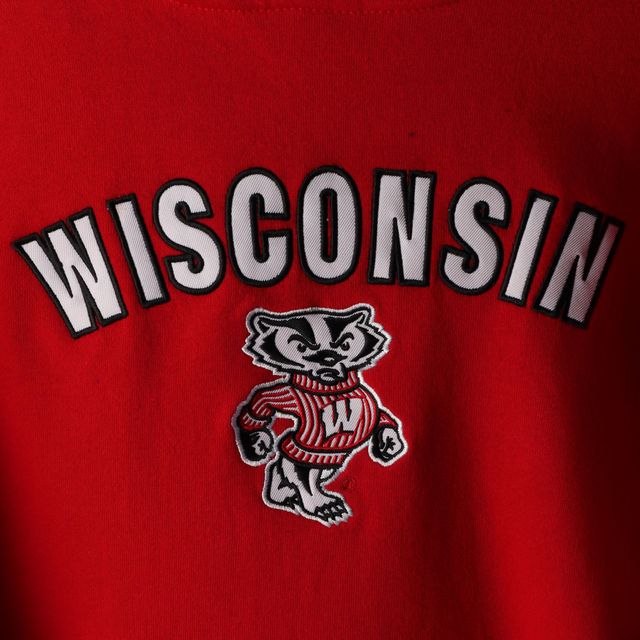 Sweat à capuche rouge Wisconsin Badgers Arch & Logo 1 pour femme
