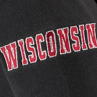 Sweat à capuche avec grand logo des blaireaux du Wisconsin, stade athlétique pour jeunes