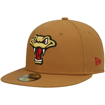 Casquette ajustée 59FIFTY Team Alternate de la collection authentique Wisconsin Timber Rattlers New Era pour homme