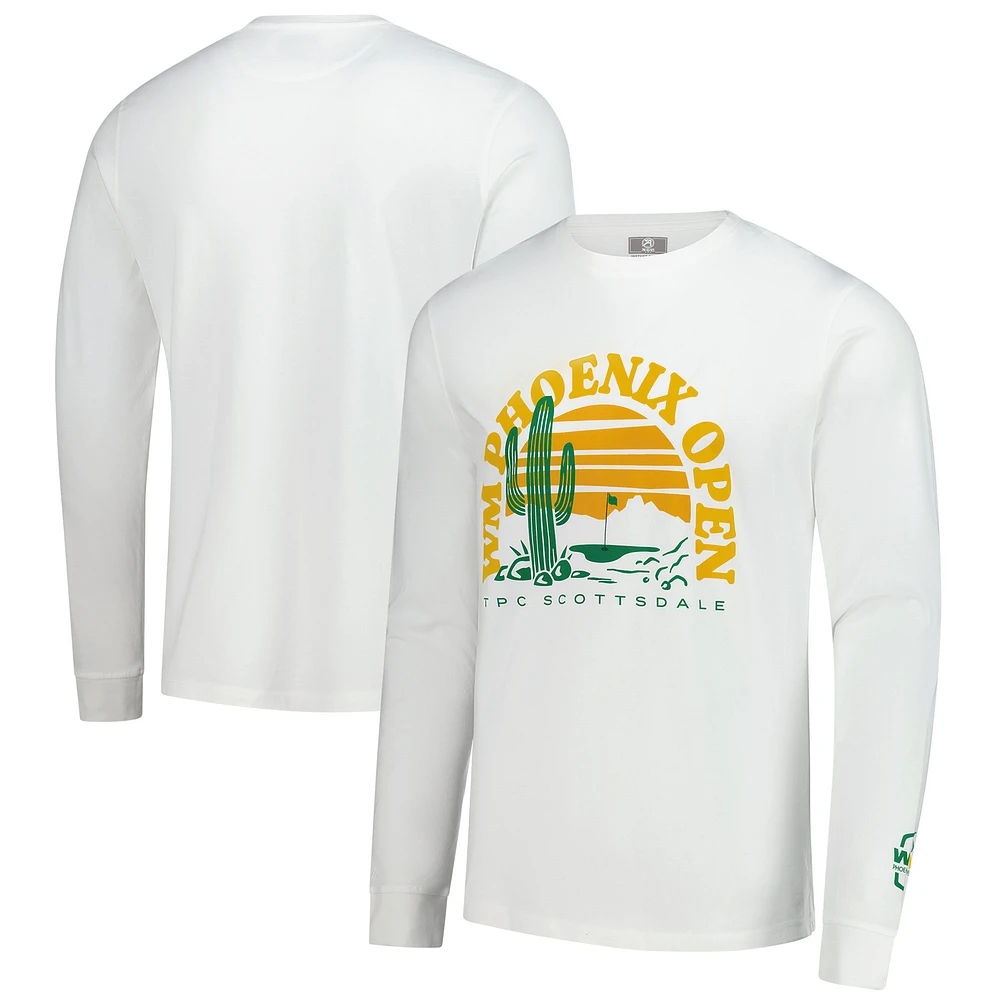 Men's Ahead White 2025 WM Phoenix Open Silverton Long Sleeve T-Shirt