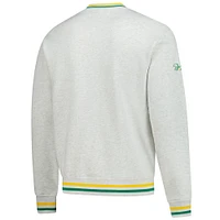 Men's Barstool Golf  Gray WM Phoenix Open Crewneck Sweatshirt