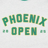 Men's Barstool Golf  Gray WM Phoenix Open Crewneck Sweatshirt